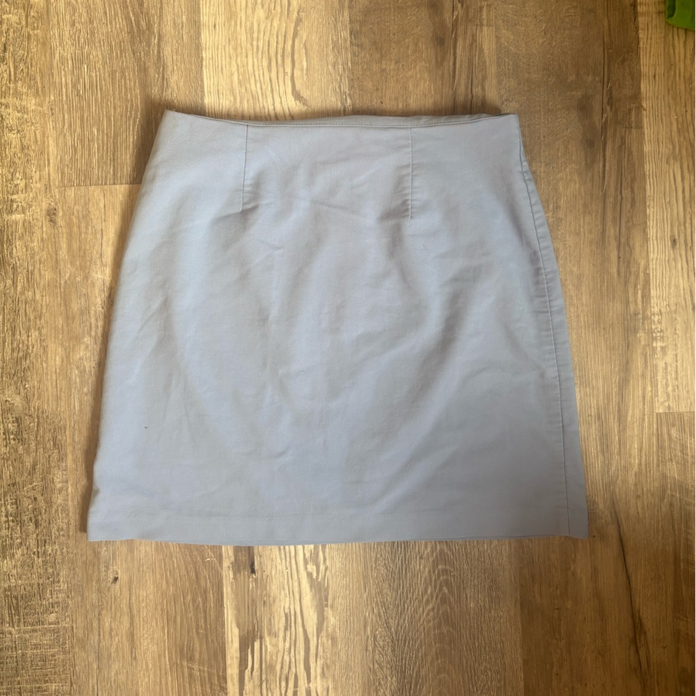 Vintage 1990s City Triangles Light Baby Blue mini Skirt